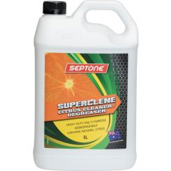 Septone Superclene Citrus Heavy Duty General Purpose Degreaser Cleaner 5L