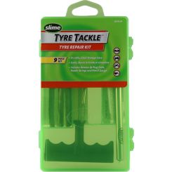 Slime Large Tyre Tackle Tyre Repair 9 Pieces Kit