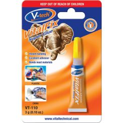 V-Tech VitalFix Super Glue Fast Acting and Quick Drying 3g