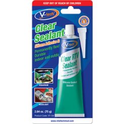 V-Tech Clear RTV Sealant Silicon Adhesive75g