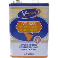 V-Tech Multi Purpose Contact Adhesive Solvent Based 3.6L