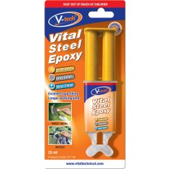 V-Tech Vital Steel 30 Minutes Epoxy Grey 25ml