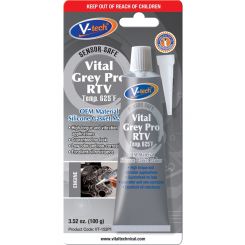 V-Tech Vtech Vital Grey Pro RTV Silicone Gasket Maker 100g