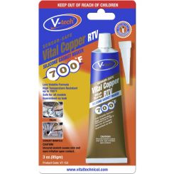 V-Tech Vital Copper RTV Silicone Gasket Maker 85g