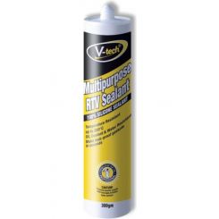 V-Tech Multipurpose RTV Silicone Sealant Clear 300g