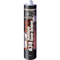 V-Tech Autobody Sealant Adhesive Beige High Strength 290ml
