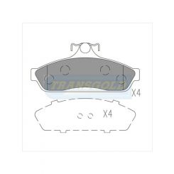 Transgold Brake Pads
