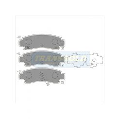 Transgold Brake Pads