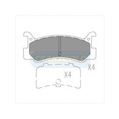 Transgold Brake Pads