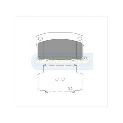 Transgold Brake Pads