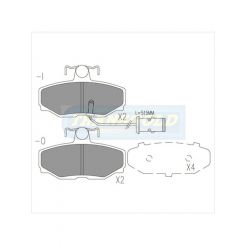 Transgold Brake Pads