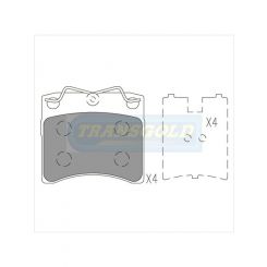 Transgold Brake Pads