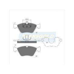 Transgold Brake Pads