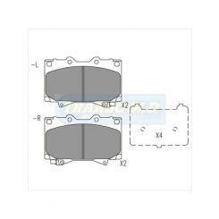 Transgold Brake Pads