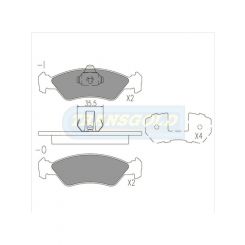 Transgold Brake Pads
