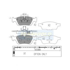 Transgold Brake Pads