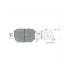 Transgold Brake Pads