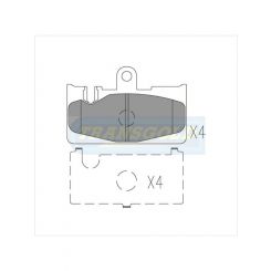 Transgold Brake Pads