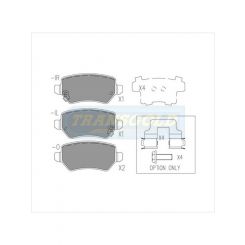 Transgold Brake Pads