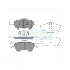 Transgold Brake Pads