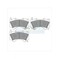 Transgold Brake Pads