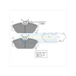 Transgold Brake Pads