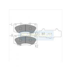 Transgold Brake Pads