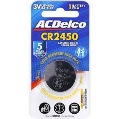 AC Delco Button Battery CR2450 Car Remote Battery 3V Lithium