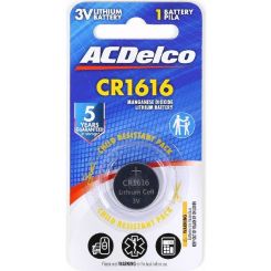 AC Delco Button Battery CR1616 Car Remote Battery 3V Lithium