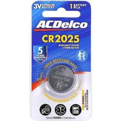 AC Delco Button Battery CR2025 Car Remote Battery 3V Lithium