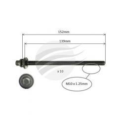 Aunger Cylinder Head Bolt Set Fits Chevrolet F16D4 I4 Dohc Vvt