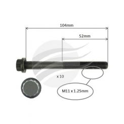 Aunger Cylinder Head Bolt Set Fits Toyota 1Rze I4 Sohc