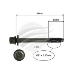 Aunger Cylinder Head Bolt Set Fits Great Wall 4G69S4N I4 Sohc Vvt