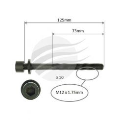 Aunger Cylinder Head Bolt Set Fits Nissan Qr25De I4 Dohc Vvt