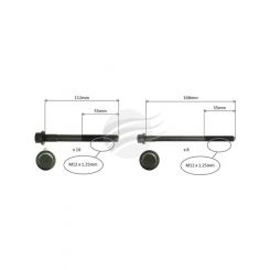 Aunger Cylinder Head Bolt Set Fits Toyota 1Kdftv I4 Dohc