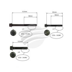 Aunger Cylinder Head Bolt Set Fits Holden Lg2 L27 V6 Ohv