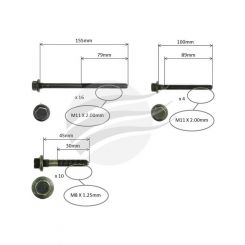 Aunger Cylinder Head Bolt Set Fits Holden Ls1 Geniii V8 Ohv