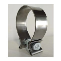Aunger Exhaust Single Bolt Clamp 2in SS430 Heavy Duty Single Pack