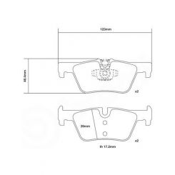 Brembo Sport HP2 Axle Set Rear