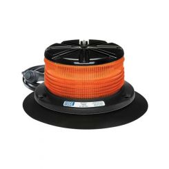 Ecco LED Amber Beacon 12-36V Magnetic Mount w/Cigarette Plug 12 Leds