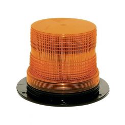 Hulk 4x4 Led Amber Strobe Beacon 10- 110V Plastic 3 Bolt Mount