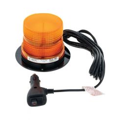 Hulk 4x4 Led Amber Strobe Beacon 12V Plastic Magnetic Mount