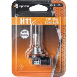 Ignite H11 Halogen Globe 12V 55W Long Life