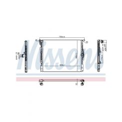 Nissens Radiator Fits BMW 1 Series F40 120I 7/16-6/19 AT/MT