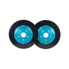 Project Mu Brake Rotors Pair Scr-Pro 2 Piece Green 340X30mm