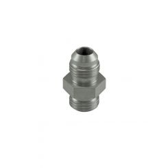 Turbosmart Fitting -6AN Flare to -6AN ORB Male Straight Silver