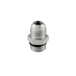 Turbosmart Fitting -10AN Flare to -10AN ORB Male Straight Silver
