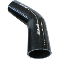 Aeroflow 45 Degree Silicone Hose Elbow 4" 102mm ID, 145 Leg Black