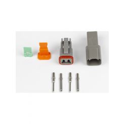 Haltech Plug & Pins Only Matching Set of Deutsch DT-2 Connectors