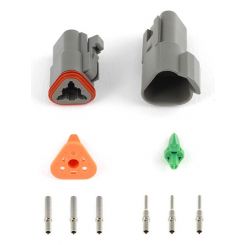 Haltech Plug & Pins Only Matching Set of Deutsch DT-3 Connectors